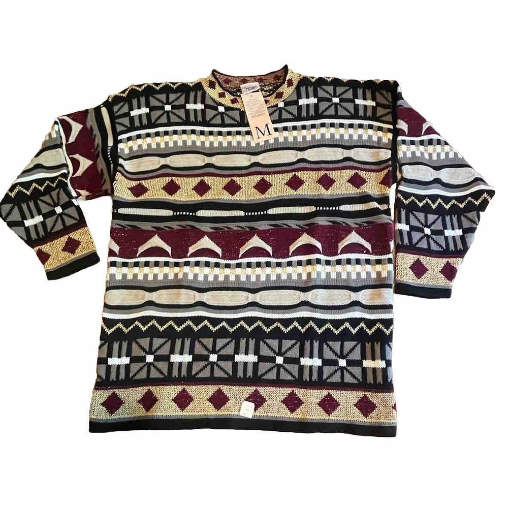 Vintage NWT Huntington Ridge Sweater Womens Medium Small Hand Knit New Old Stock